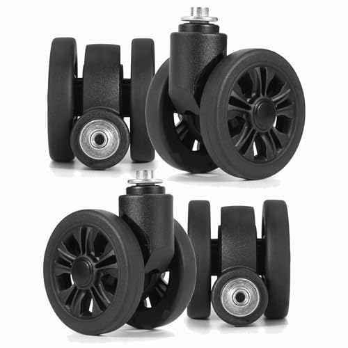 Zoofen Luggage Wheels Replacement 4 pcs Suitcase Replacement Wheels...