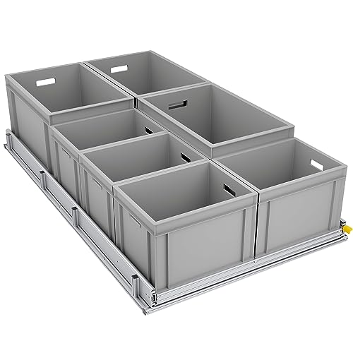 Extra breiter Heckauszug für Ausbau von Bussen, Länge 150cm, Belastung bis 220kg, Heckgarage extra lang (Breite: 80cm)