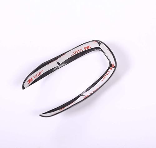 Miniatura 5 de Para Alfa Romeo Giulia Stelvio 2017-2019 Cubierta de la cabeza de cambio de engranajes de plástico ABS negro carbón Accesorios de coche