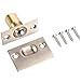 META Hardware Adjustable Cabinet/Closet/Door Large Ball Catch/Latch with Strike Plate & Screws, 2-1/8 inch, Satin Nickel (3 Pack)
