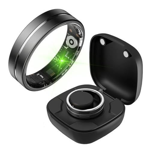 Smart Ring avec suivi de fréquence cardiaque et compteur de pas précis