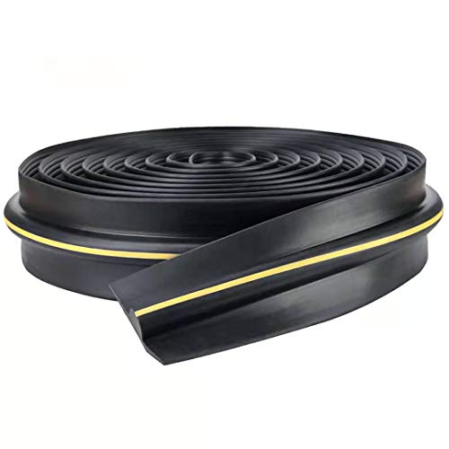 3/4inch Weatherproof Universal Garage Door Bottom Threshold Seal Strip DIY Weather Stripping Replacement?Not Include Sealant/Adhesive (20FT)