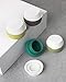 Gemice Silicone Cream Jars, TSA Approved Travel Size Containers - Leak-proof Travel Accessories with Lid for Cosmetic Makeup Face Body Hand Cream (4 Pieces)
