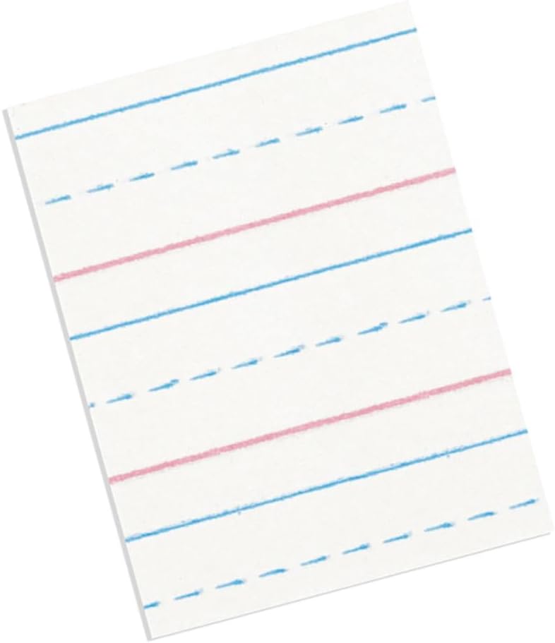 Pacon Multi-Program Picture Story Handwriting Paper Tablet, Ruled Long, 9" x 12", 40 Sheets/Tablet, Case of 24 Tablets