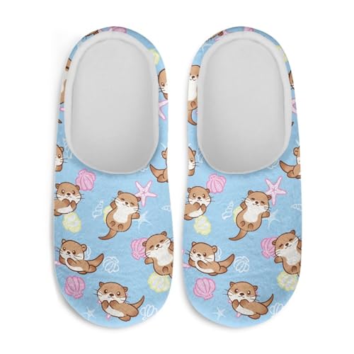 Forchrinse Open Toe House Slippers for Women Comfortable Slip On Indoor Slippers Reusable Spa Guest Hotel Shoes