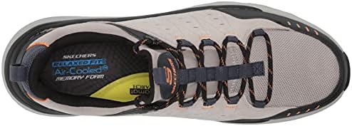 Skechers USA Men's Men's Low Profile Lace Up Outdoor Hiking Shoe, Olive Black, 9 | Image 4