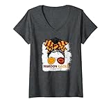 Photo Gallery donna maroon and gold vibes only football mom gameday disordinato capelli maglietta con collo a v Photo Gallery donna maroon and gold vibes only football mom gameday disordinato capelli maglietta con collo a v