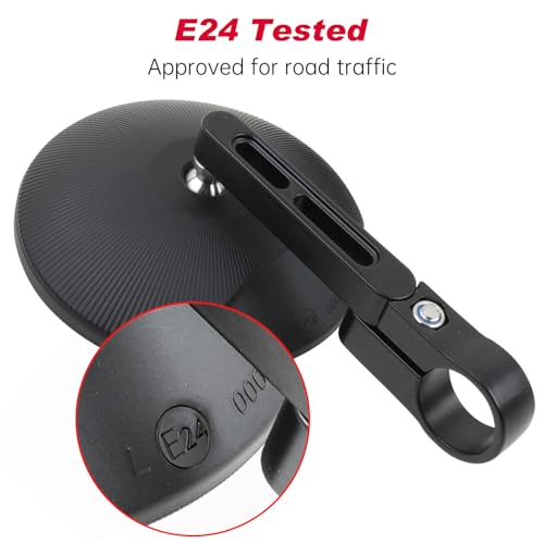 Espejos para manillar de motocicleta DREAMIZER de aluminio CNC mecanizado 2