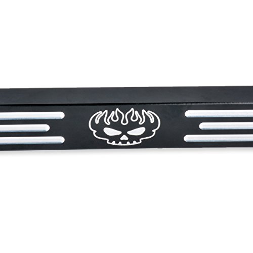TUINCYN Shift Linkage Lever with Skull Stripe for Harley Davidson ElectraSoftail Road King (1980-2019) Black Motorcycle Gear Lever