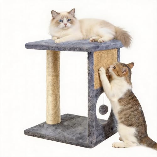 Rascador torre para gatos pequeños interior miniatura 1