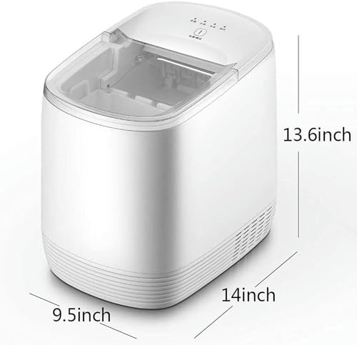 Máquina para hacer hielo 15kg en 24h con panel LED miniatura 5