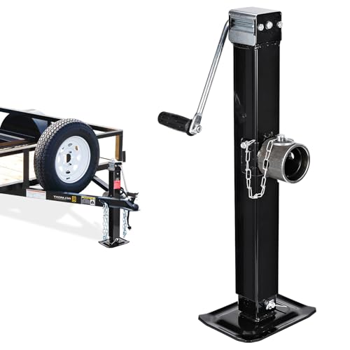 FZZD 8000 lbs Swivel Trailer Jack, Weld-On Pipe Mount Tongue Jack,28.6