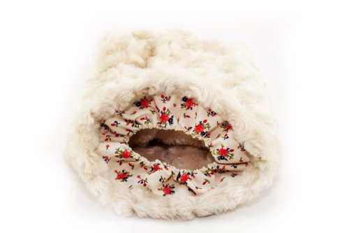 Ringelsuse Muff voor dames katoenen koord 25 x 18 cm Fairtrade - Image 5