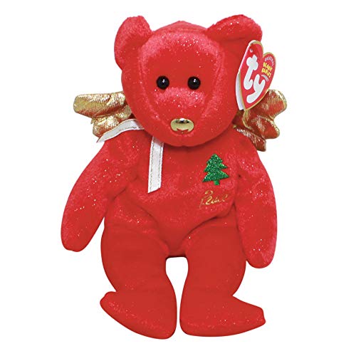 Ty Beanie Baby - Gift the Bear (Red Version) (Hallmark Gold Crown Exclusive) ...