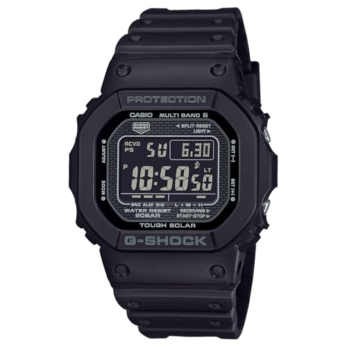 Casio G-Shock 5000 Series Black Out Resin Digital Watch GW5000HS-1