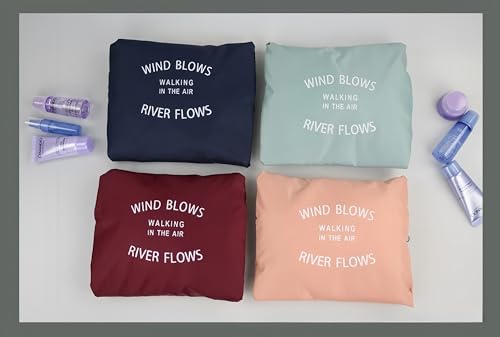 Travel Duffle Storage Bag, Portable Lightweight Large Capacity Luggage Shoulder Bag, Foldable Luggage Bag, Outdoor Supplies, Travel Supplies(Navy Blue)3