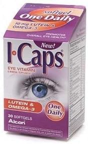 I-Caps Eye Vitamin & Mineral Supplement, Lutein & Omega-3, Softgels - 30 ea (Pack of 2)