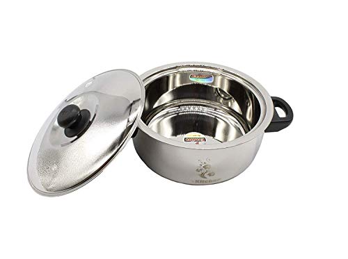 Image of Stainless Steel Casserole /Hot Pot /Serving Pot (1000 ml)