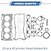 VekAuto 1 Set HS26519PT Cylinder Head Gasket Kit for Nissan Altima 2007-2012 QR25/T30 Efficiency Seal Metal Rubber Engine Valve Gasket Set