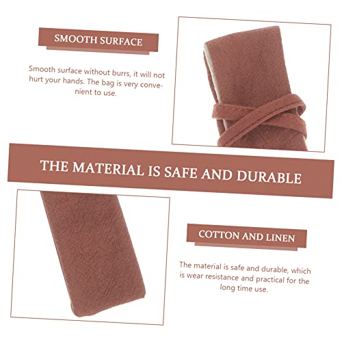 Doitool 3Pcs Incense Tube Bag Linen Organizer Incense Pouch Bags Line Incense Canister Storage Tube Incense Holders Bag Incense Canisters Bag Home Incense Tubes Pouch Chinese Style China #TOP4