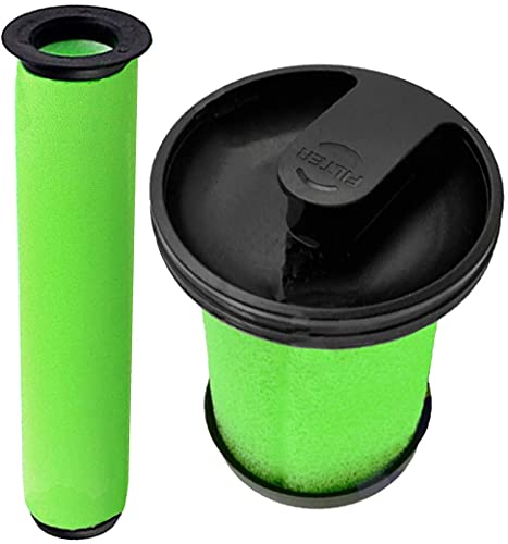 Spares2Go Washable Foam Filter Kit Compatible With Gtech System Airram K9 Mk2 + Multi Mk2 Cordless Vacuum Cleaner + 5 Freshener Tabs