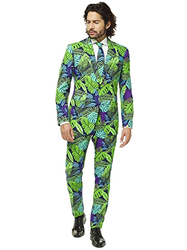 Opposuits Men's Funny Costume Party Suit - Comes with Jacket - Pants and Tie