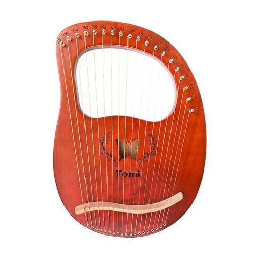 BAMFY ライアーハープ 7,19弦 マニュアル パーカッション 竪琴ハープ ポータブル 木製 ライハープ 音楽愛好家向け 大人用 キッズ 初心者 楽器愛好家(19 strings-A)
