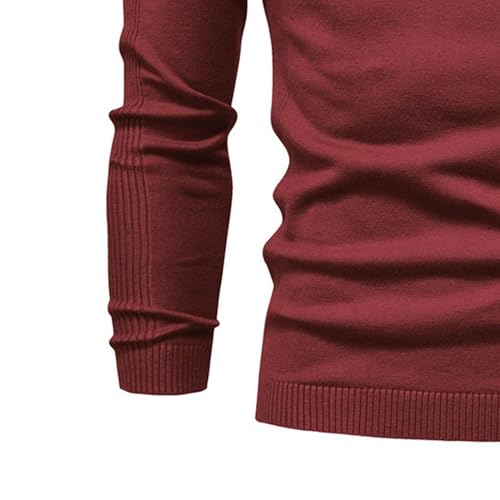 Men's 2 Pack Slim Fit Turtleneck Pullover Casual Classic Long Sleeve Sweater Knitted Solid Fall Winter Sweaters2