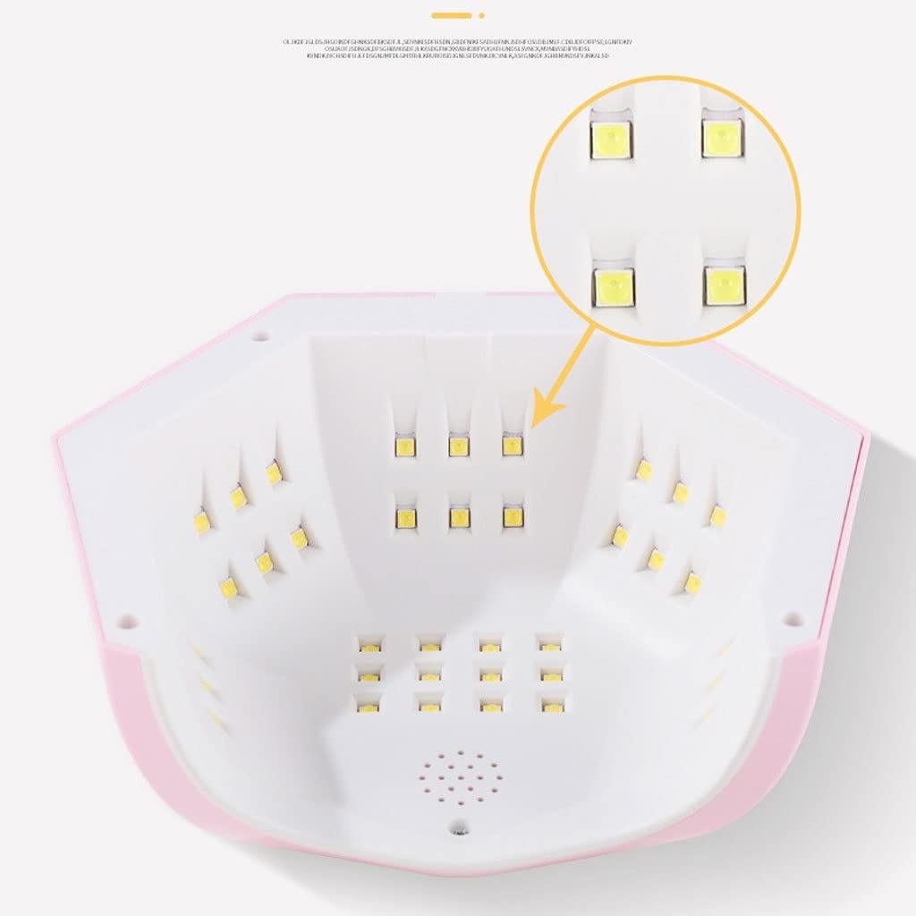 Secadora de Uñas Máquina de fototerapia de uñas - secador de uñas de curado rápido de 168W - 42pcs fuente de doble luz LED Beads de la lámpara - lámpara de manicura inteligente Lampara Uñas Para Manic