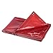 VEVOR 2PCS Welding Curtains, 6 x 8FT Welding Screen Curtain, Flame-Resistant Vinyl Safety Protective Screen with 6-Level UV Protection & Hanging Holes, Portable for Workshop/Industrial Use, Red