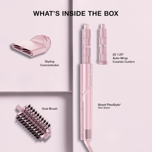 Shark FlexStyle Air Styling & Drying System, Blush, HD431PK2 | No Heat Damage, One Twist between Dryer & Styler, 4 Heat/3 Airflow Settings, Cool Shot - image 8