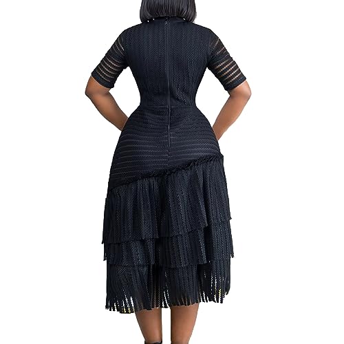Robe dos fermeture éclair ajustée pour sublimer et affiner la taille - 5