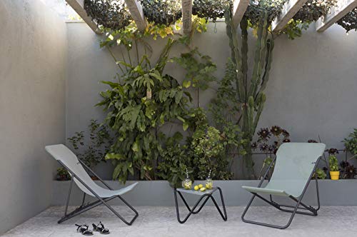 Preisvergleich Produktbild Lafuma Niedriger Beistelltisch, Vogue, Basaltgrau, LFM1949-8915