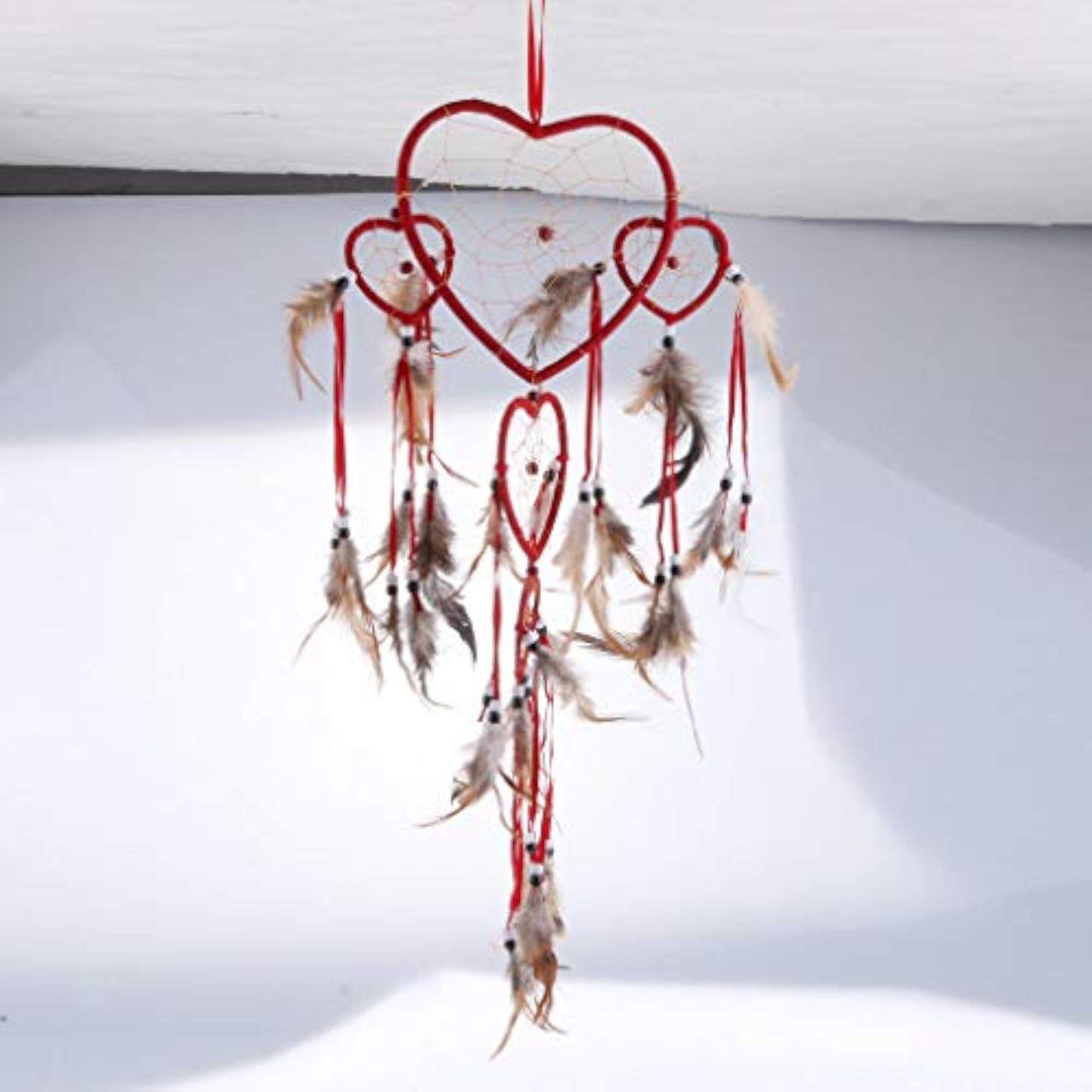 Dream Catcher Net with Feathers, Wall Hangings Decoration