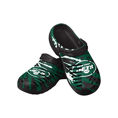 Image of FOCO Mens NFL Team Logo Tie-dye Garden Water Sandals Shoes Slipper Clogs with Strap