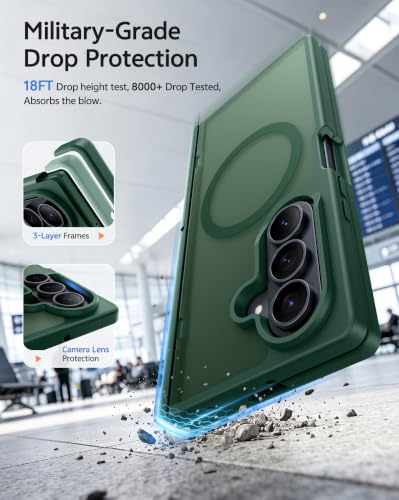 Image of FNTCASE for Z Fold 8 Ultra /Z Fold 7 Case: with Kickstand Hinge Protection