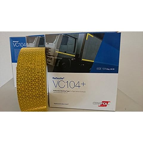 Reflexite Contour marking tape yellow - for Festaufbauten 50 mm wide - per metre Cover