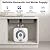 YONOOQ 4 Gallon Electric Water Heater, 1500W 110V Mini Tank Under Sink Instant Hot Water Heater with Pressure Relief Valve, Digital Display for Kitchen, RV, Laundry, Food Truck