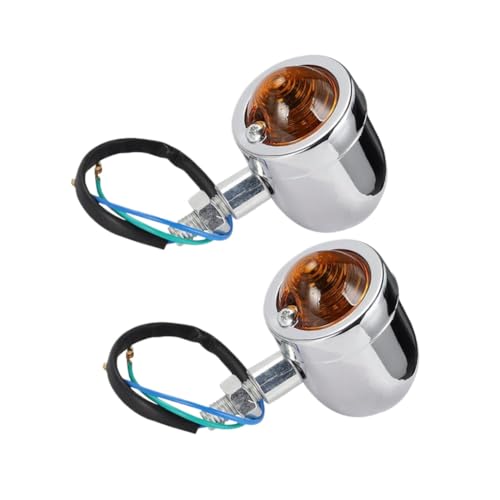 Clignotant de moto halogène 12V 10mm pour remplacer un feu cassé Cafe Racer