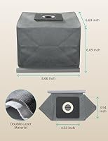 Aspiron Canister Vacuum,1700W/45KPA Bagged Vacuum Cleaner,Easy to Push — image 8