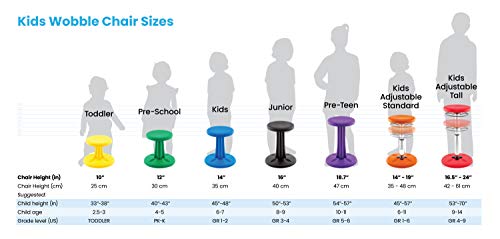 image for KORE DESIGN LLC Kore Wobble Chair - Flexible Seating Stool for Classro