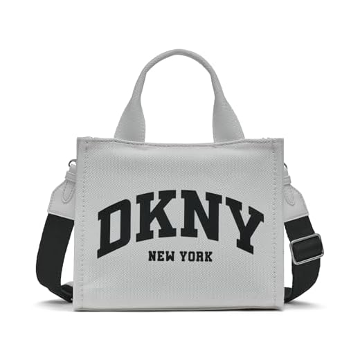 DKNY Mujer Hadlee Sm Tote, Blanco, talla única