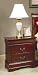 Coaster Fine Furniture 200432 Louis Philippe Style Nightstand, Cherry