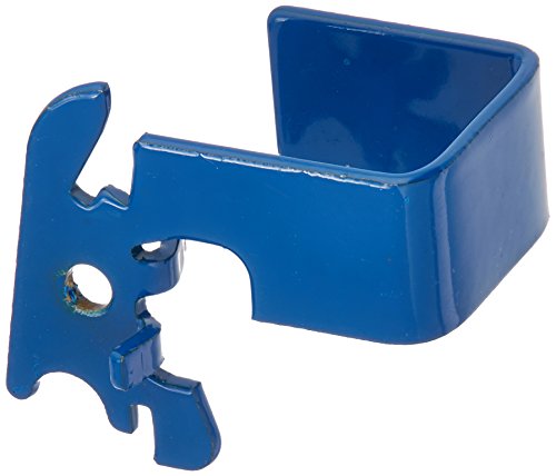 Wall Control 1in x 1in C-Bracket Slotted Metal Pegboard Hook Pegboard and Slotted Tool Board – Blue