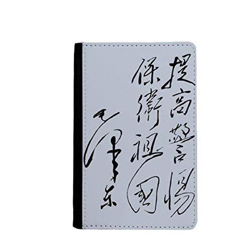 Porte-monnaie pour passeport Chine Mao étui de protection élégant