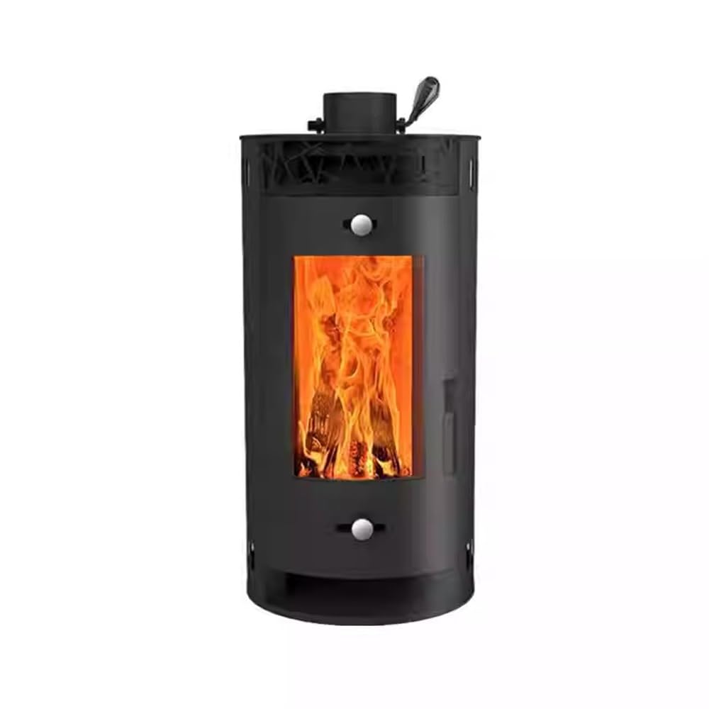 Stove heater, camping wood stove Vertical Real Fire Fireplace Wood Heating Stove Living Room Villa Homestay Indoor