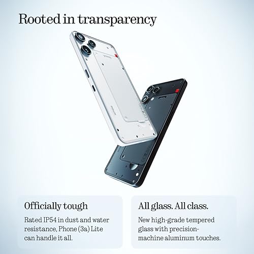 Nothing Phone (3a) Lite 5G (Black, 8GB RAM, 128GB Storage) | 6.77" 120Hz AMOLED Display | MediaTek Dimensity 7300 Pro | 50MP OIS Camera | 5000mAh Battery | 33W Fast Charging | IP54 - Image 3