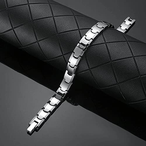 Magnetic Bracelets For Women Men, Tungsten Carbide With Powerful Magnets For Birthday Christmas Gift #TOP3