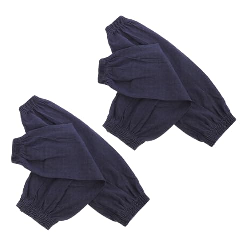 VILLFUL 2 Pairs Sleeve Kitchen Arm Sleeves Oilproof Arm Sleeves Cleaning Arm Sleeves to Cover Arms Oversleeves Cooking Oversleeve Wear Arm Cover Waterproof Arm Sleeves Denim