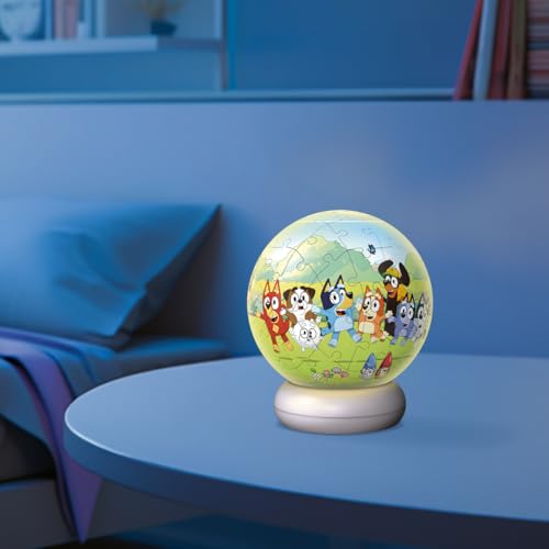 Puzzle 3D Ball 72 pièces Illuminé : Bluey Ravensburger France - vue 7